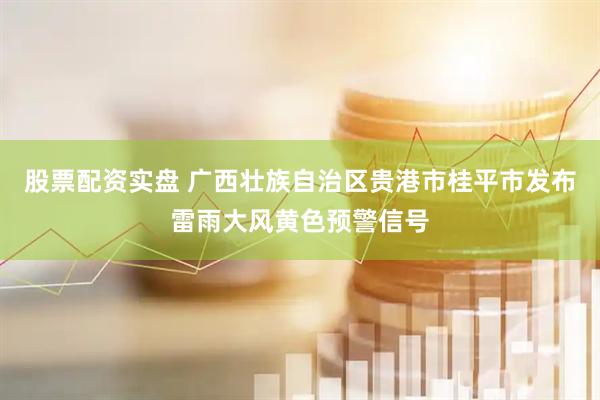 股票配资实盘 广西壮族自治区贵港市桂平市发布雷雨大风黄色预警信号
